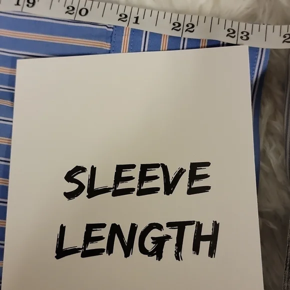 𝅺BOGARI men's button down long sleeve flip cuff dress shirt size xl - Picture 11 of 12